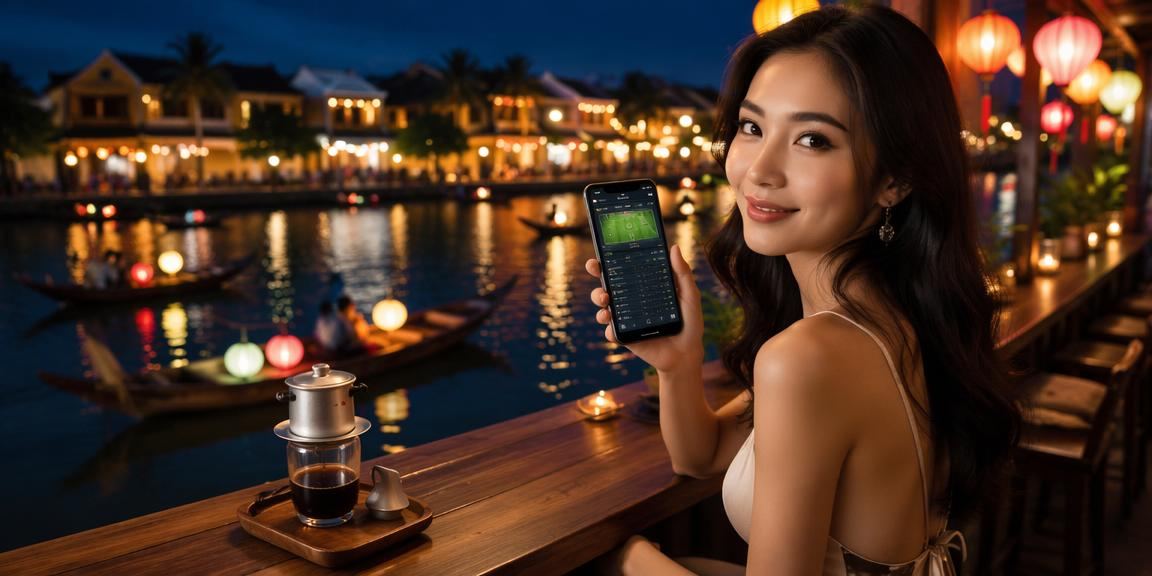 Người dùng xem khuyến mãi s19 trên điện thoại tại Hội An